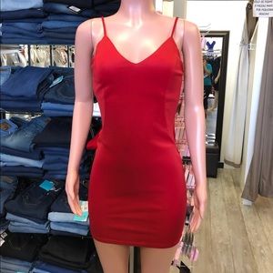 Red Cocktail Dress Party Clubbing